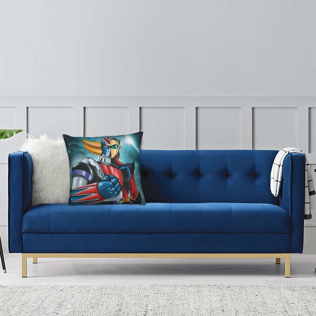 Ufo Robot Grendizer Goldorak Manga Pillowcase Soft Fabric Cushion Cover Gift Throw Pillow Case Cover Home Square 40*40Cm