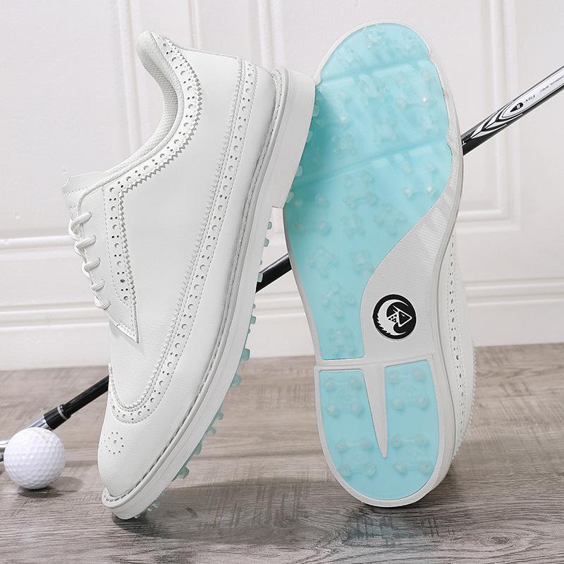 

2025 новые профессиональные туфли для гольфа высокое качество мужские повседневные туфли низкий верх деловые кожаные туфли британские трендовые туфли 39