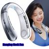Digital Display Power Bladeless Fan Neckband Air Cooler USB Rechargeable Fan Cooling Tool USB  Portable Mini Hanging Neck Fan