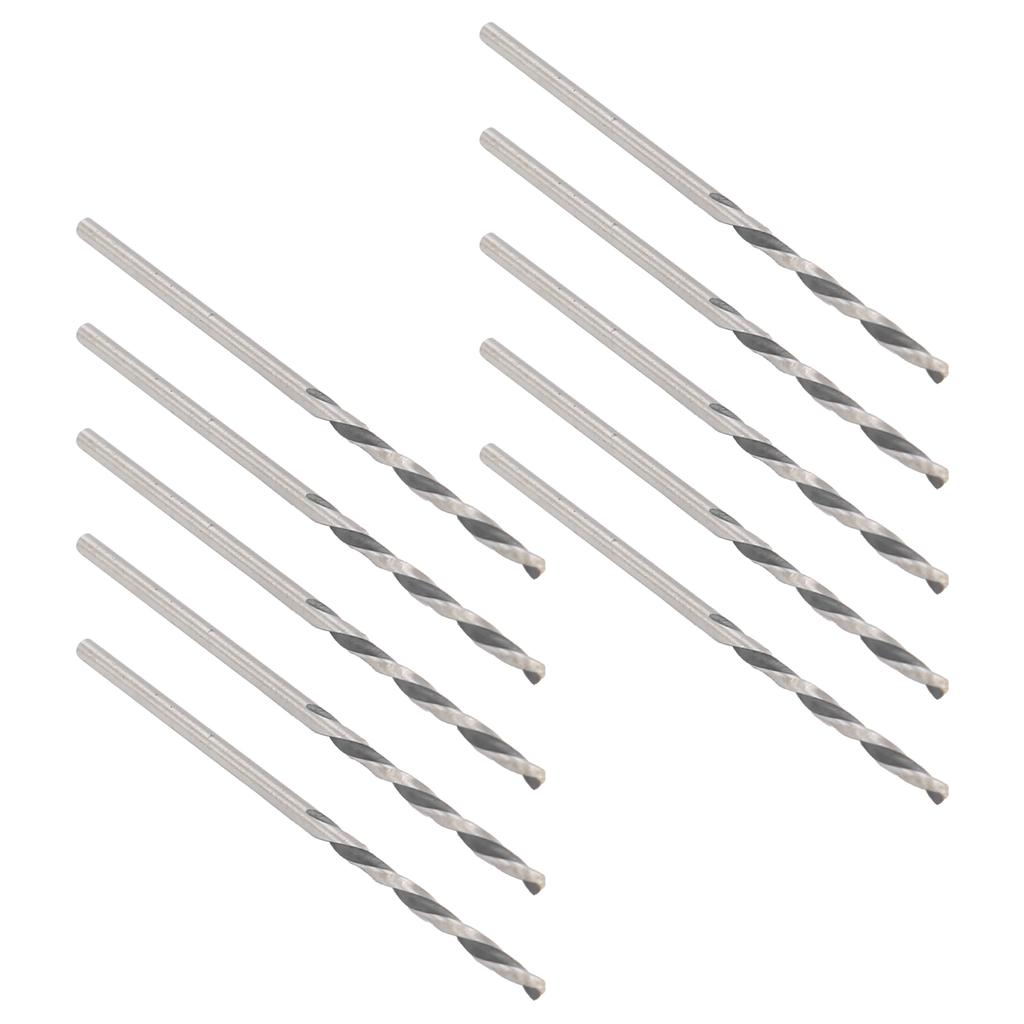 10Pcs Straight Shank Twist Drill Bits for Jewelry Beads Punch Drilling Tools 1.6mm