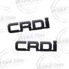 KMWL7 CRDi Logo Lettering Metal Badge Stickers Car Rear Trunk Body Emblem For Kia Sorento Carens Carnival Sportage Hyundai Tucson Kona