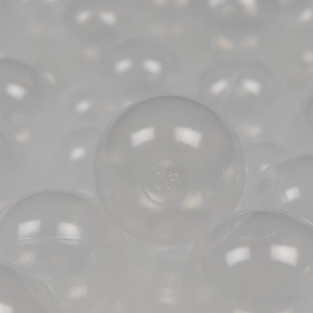 Toy balls ø7cm 100pcs transparent