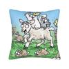 Simons Cat Pillowcase Polyester Cushion Cover Decoration Cute Cats Pillow Case Cover Home Square 45X45Cm