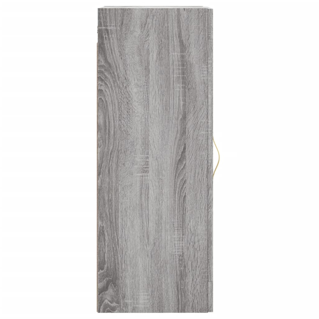 Wall Mounted Cabinet Grey Sonoma 34.5 x 34 x 90 cm Particleboard
