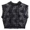 Versatile Black & White High-Elastic Lace Collar for Women's Autumn/Winter Sweaters
