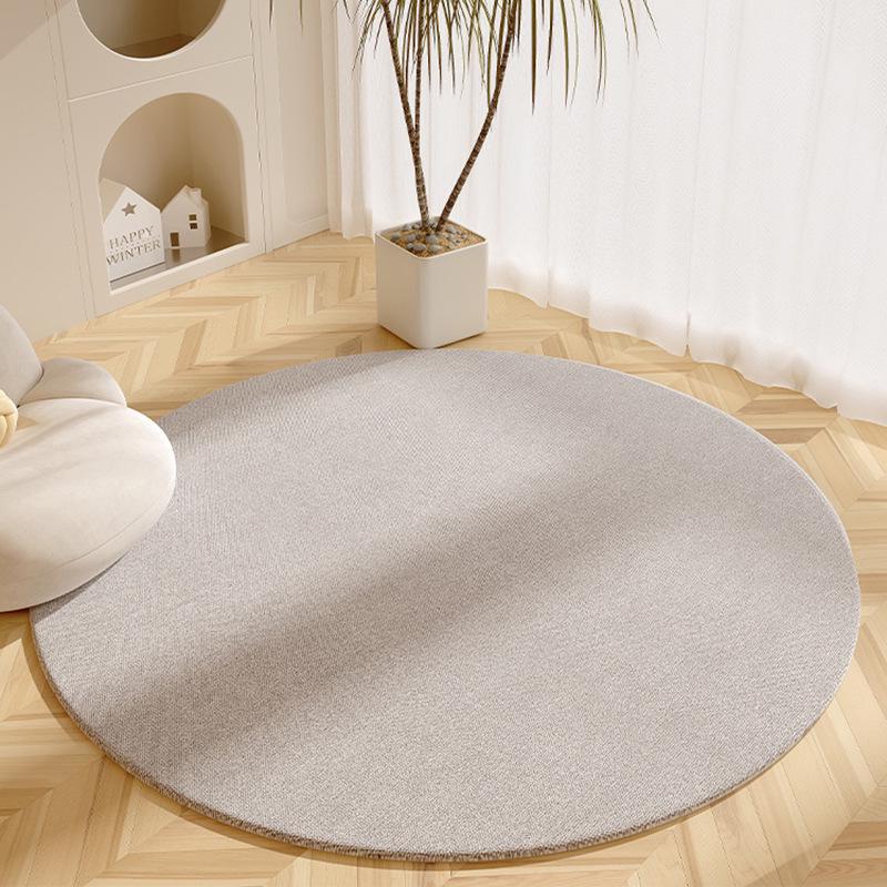 Wabi-Sabi Style Round Rug: Dirt-Resistant, Non-Slip Mat for Living Room, Coffee Table, Bedroom Chair.