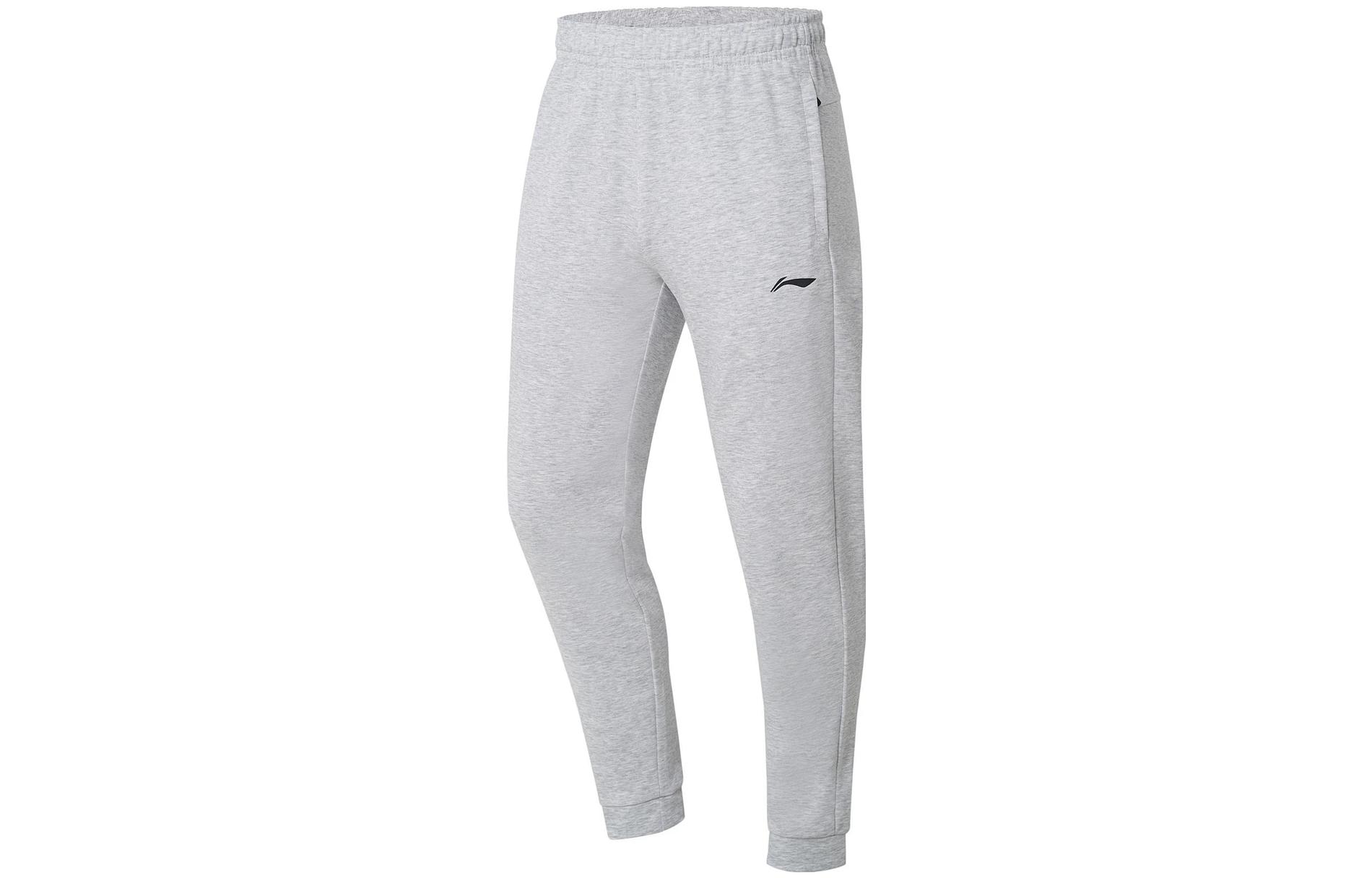 Li Ning Knitted Sweatpants Men s Heather Gray AKLS683-4 XXXL