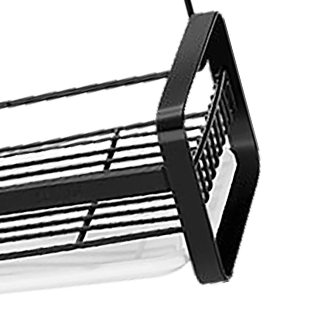 Kitchen Sink Sponge Holder, Dishcloth with Drain Tray ,Stainless Bracket Organizer Rack