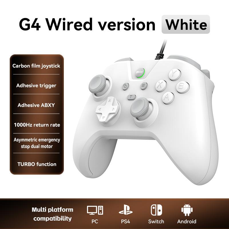 Wired PC Game Controller Compatible with PC/NS/NS2/Steam/PS4 Consoles Gaming Controller with Esports-Grade Button Response