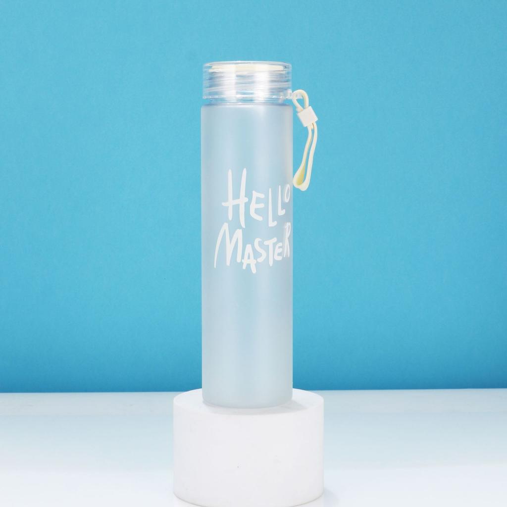 Color Gradient  Plastic Water Bottle Large Capacity Sports Kettle 460ml Cold Cup Wholesale Portable Compact Transparent Gift