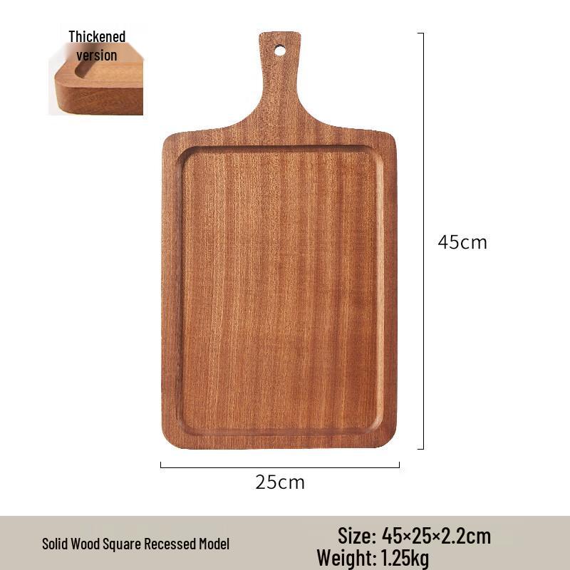 

Дерев яний піднос для подачі та дошка для піци Ru Han