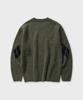 NONBLANK Argyle Pattern Knit_Arborist Green