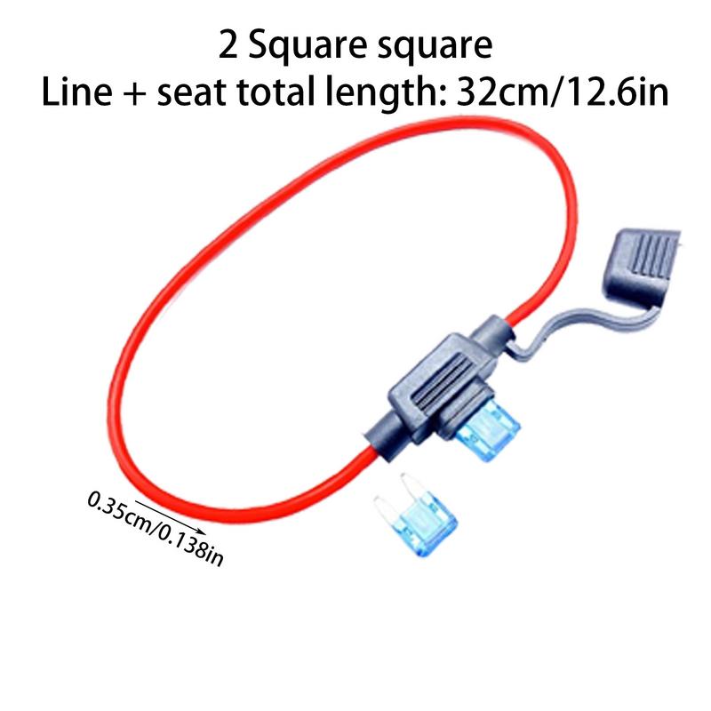 Inline Fuse Holder 5X Automotive Fuse Holders Protecting Circuits And Electrical Equipment With Cover For Car Ship RV