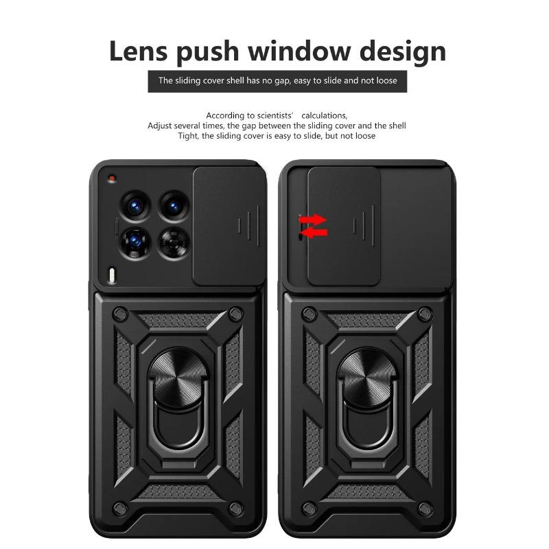Kamera-Schutzhülle für Tecno Camon 30 Premier 30 Pro 20 Pro 19 18 18P Spark 20 Pro + 20 20C 10 Pro Armor Hybrid Ring Back Cover