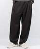 Deumakeu M Stripe Chicano Wide One-Tuck Pants - Deep Charcoal