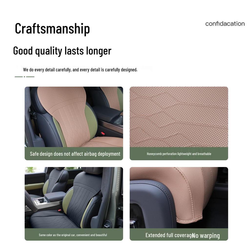 Warrior M817 All-Season Breathable Car Seat Cushion Cover for Interior Modification