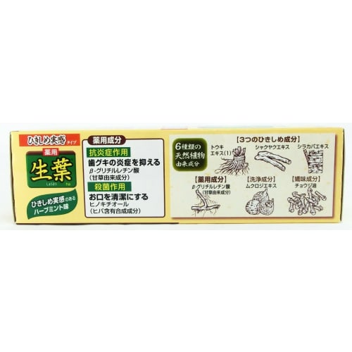 [Bulk Purchase] Hikishime Shoyo Medicated Toothpaste to Prevent Periodontal Disease, Herb Mint Flavor, 100g x 2 Packs