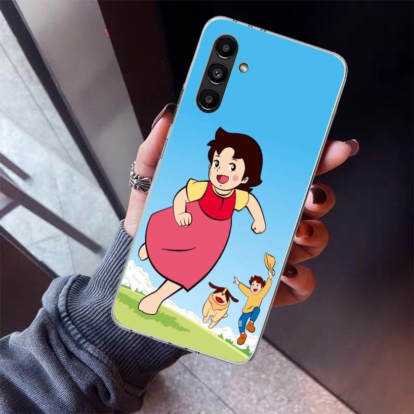 Heidi Cute Cartoon Phone Case For Samsung Galaxy A17 A57 A37 A16 A26 A36 A56 A15 A25 A35 A55 A14 A13 A54 A53 A34 A24 A33 A23 Gal