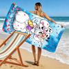 Diddl Cute Print Beach Towel, Large Soft Quick Dry Towel for Beach Camping Swimming