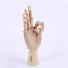 Wooden Hand Model Hand Figurines Rotatable Joint Drawing Sketch Mannequin Miniatures Office Home Desktop Room Decoration