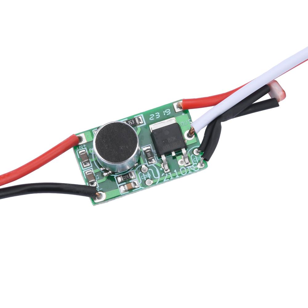 DC3-30v Low-voltage Sound Light Control Switch Module Digital Display Controller Module 60W 50-60HZ Switch Circuit Board