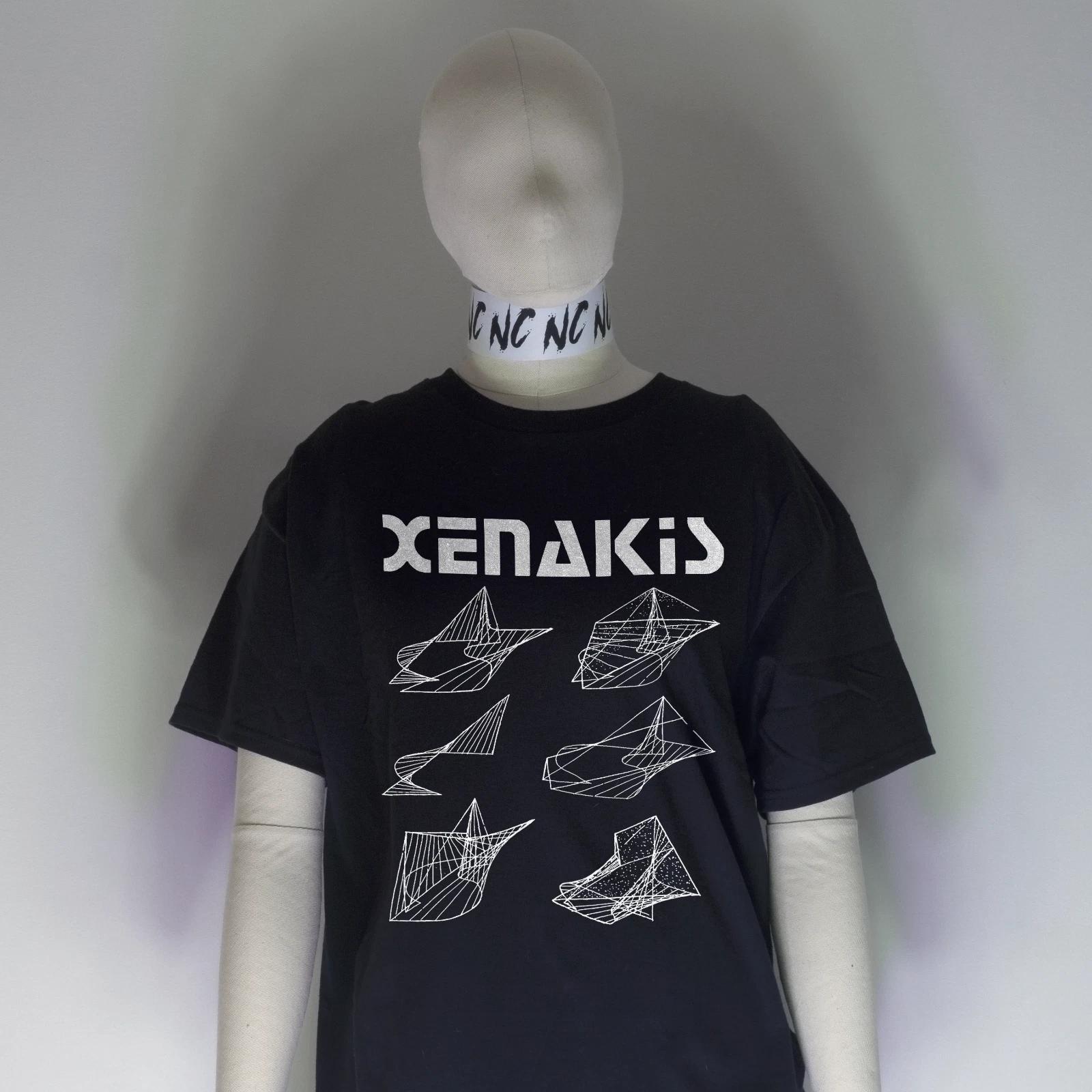 Night Channels Iannis Xenakis Shirt | Wolf Eyes Stockhausen Industrial Merzbow S