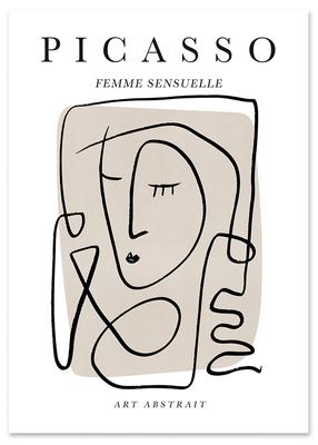 Picasso Portrait Poster