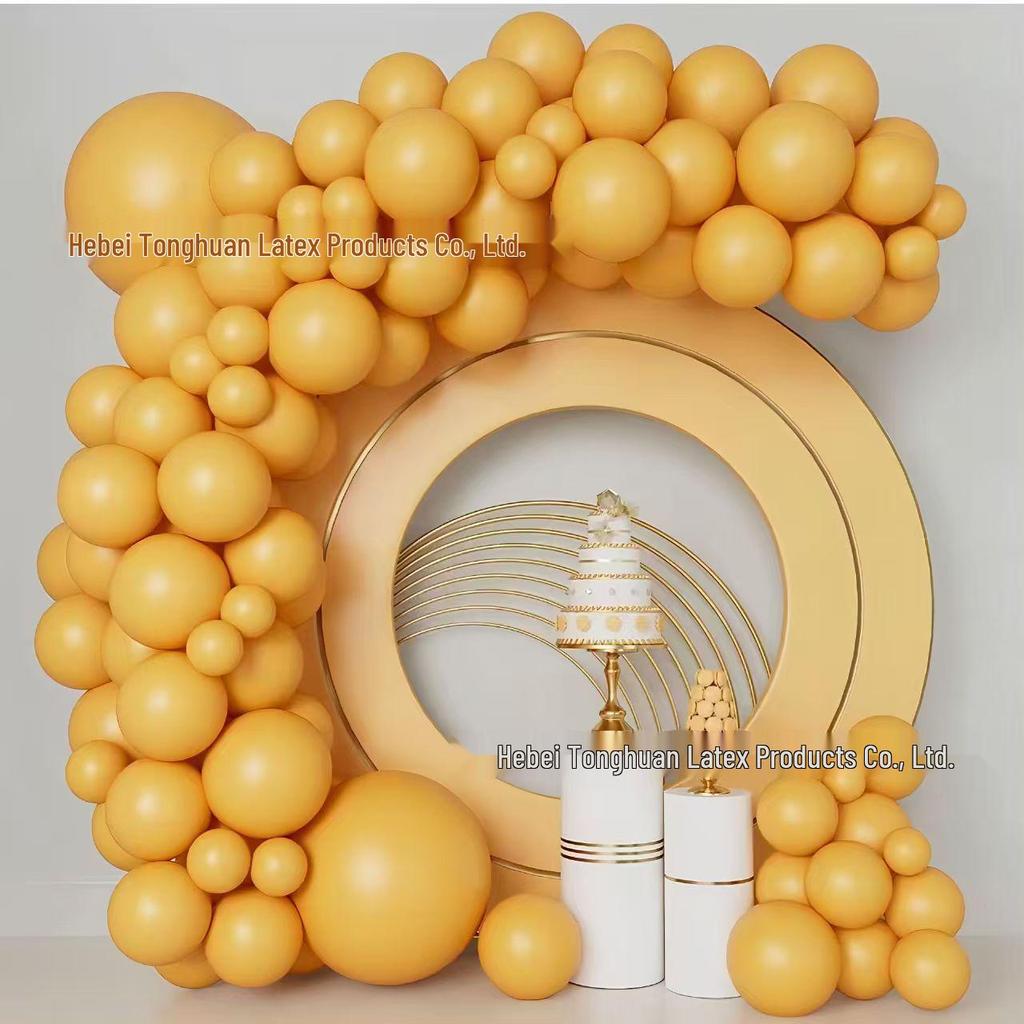 Conjunto de Balões Macarons Matte e Metálicos para Decorações de Festa de Aniversário Multicena