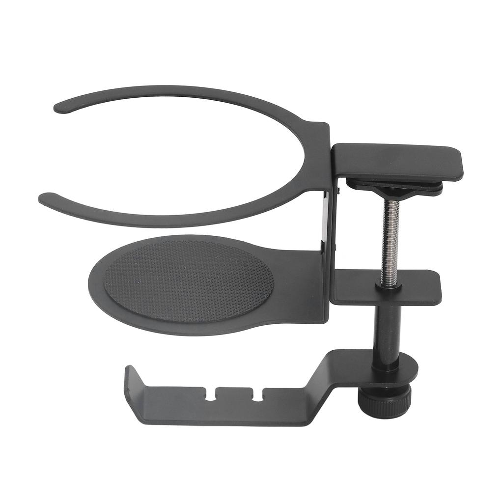 Headphone Stand Cup Holder Universal 2 In 1 360 Degree Rotate Headset Hanger Water Cup Holder for