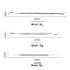 Stainless Steel Double-Ended Cuticle Pusher & Nail Groove Tool Set