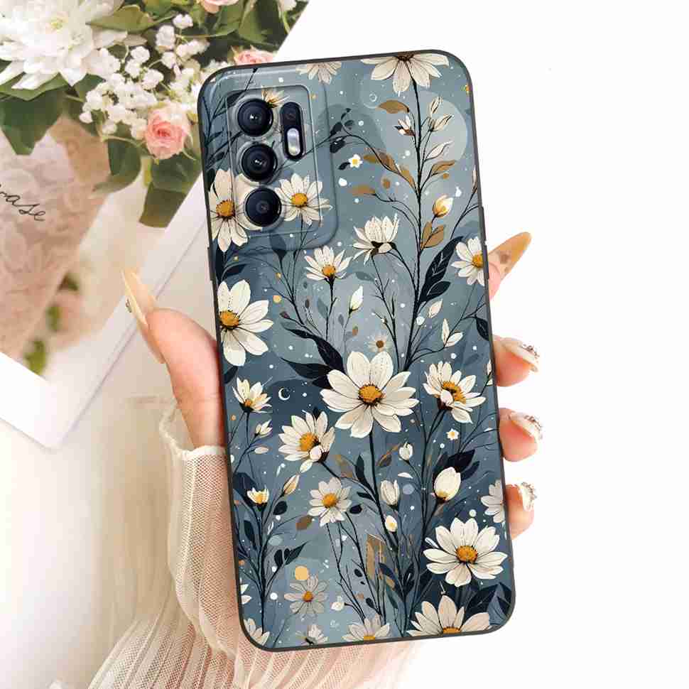 For Oppo Reno6 4G Case New Cartoon Panda Print Soft Silicone Cover For Oppo Reno6 4G CPH2235 Phone Cases Fundas