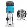 88V 30000RPM 6 Speeds Electric Trimmer Brushless Cordless Rechargeable Wood Router Hand Trimming Machine for Makita 18V Battery