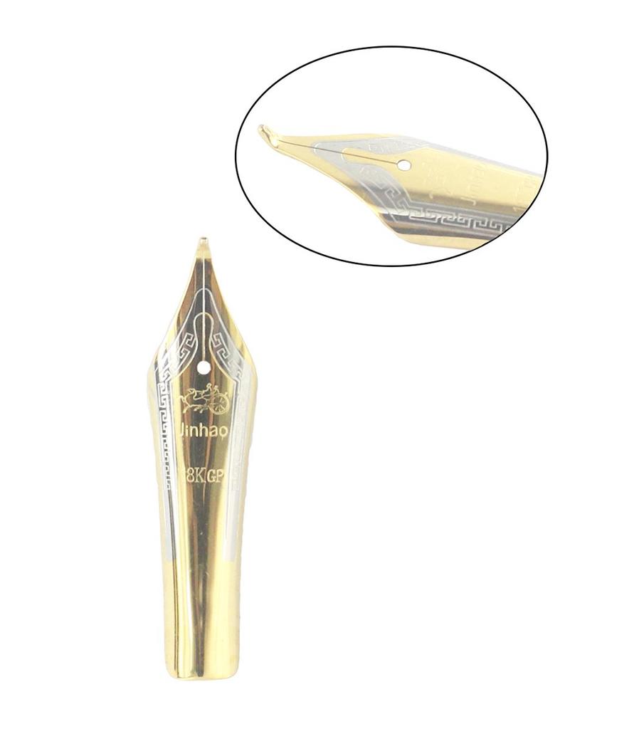 Gullor Fountain Pen Nib Spare Fit for Jinhao Fountain Pen Gold Bend Nib 5-piece 159/450/750