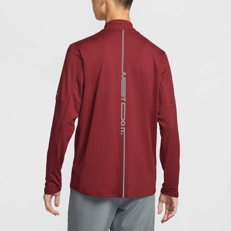 Nike Cny Element As M Nk Df Hz Rok Węża Edycja Limitowana Logo Komfort Długi Rękaw T-Shirt Męskie Topy Czerwony HV8212677