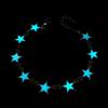 Creative Glow In The Dark Luminous Bracelet Star Love Heart Flower Bangle Jewelry