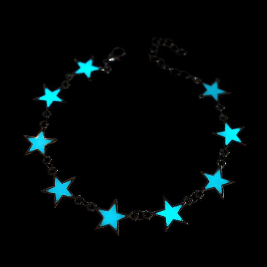 Creative Glow In The Dark Luminous Bracelet Star Love Heart Flower Bangle Jewelry