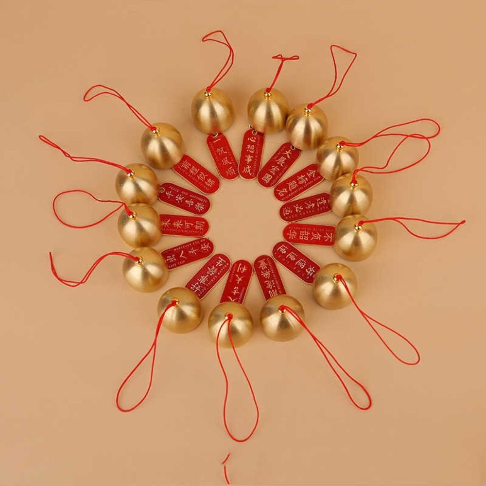 2,8 cm Větrné zvonkohry DIY Měděný zvonek Nový přívěsek na stromek Auto