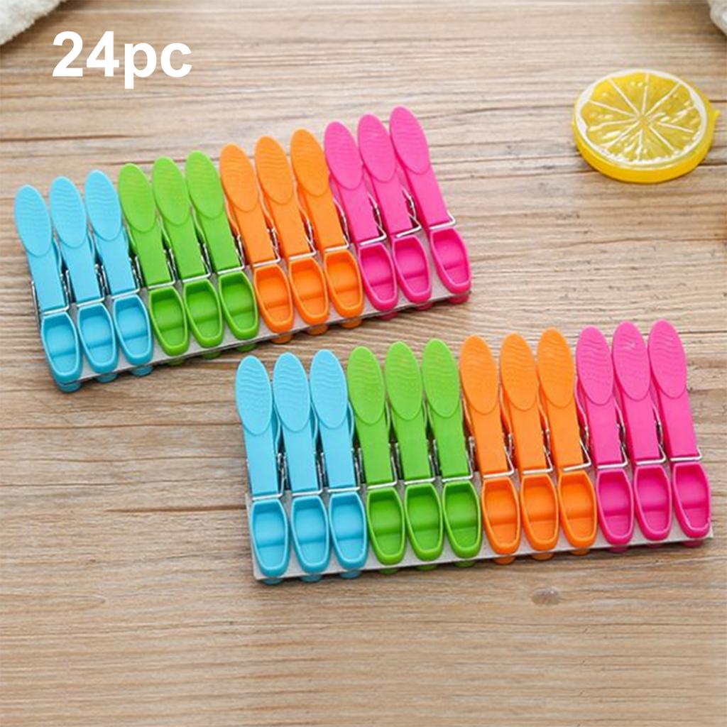 11-18 pz Mollette Colorate in Plastica Pinze per Stendere Antivento Pinzette per Vestiti Calzini Biancheria Intima Asciugamani Pinze Multiuso Organizzazione Casa