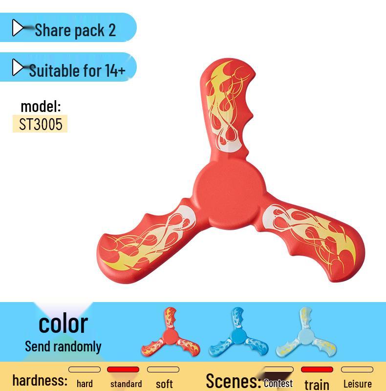 Three-Leaf Boomerang: Safe Outdoor Toy for Boys & Girls