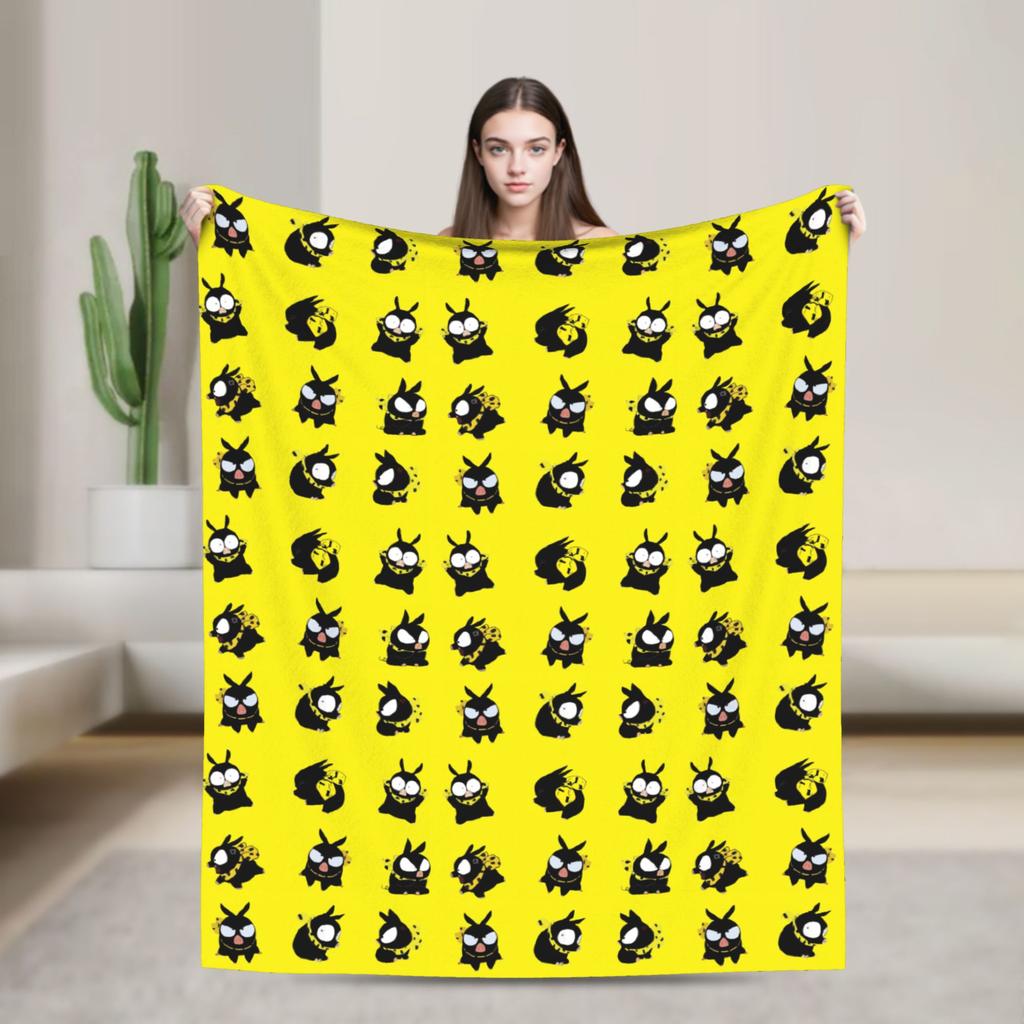 Ranma 12 Blankets Fleece Decoration Anime Rumiko Panda Breathable Lightweight Throw Blanket for Bed Outdoor Plush Thin Quilt