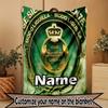 Custom Name Personalized Club Santos Laguna Print Blanket, Home Decor, Bedroom, Sofa, Camping, Couch, Gifts for Birthday Christmas