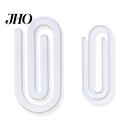 Paperclip Bookmarks 10 Pcs Sublimation Paper Clips Blank Acrylic Jumbo for DIY Customization Heat Transfer Paperclips Bookmark Home School Office