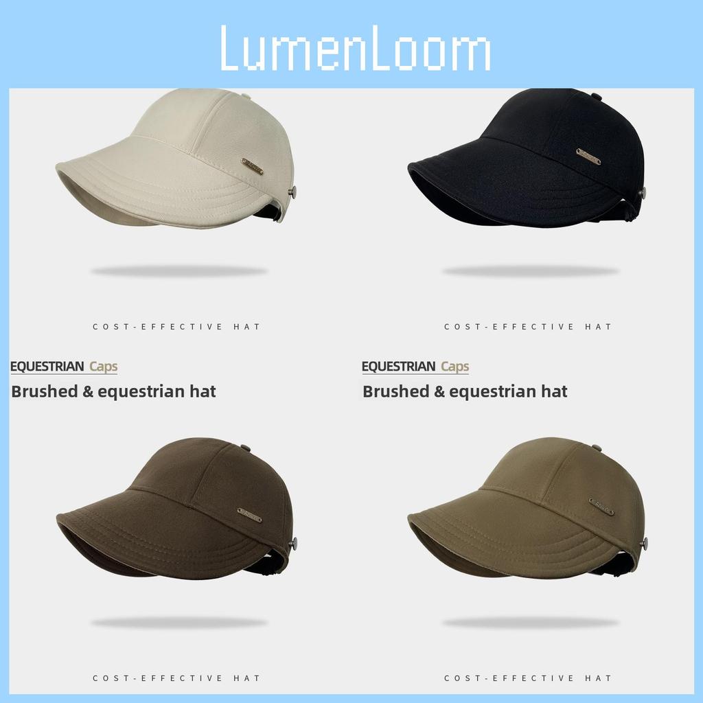 Drying Quick Equestrian Hat With Wide Brim And Solid Color Design For Daily