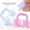 U-Shaped Silicone Nose Clip for Swimming - Anti-Choking, Anti-Shedding Nasal Plug for Training
