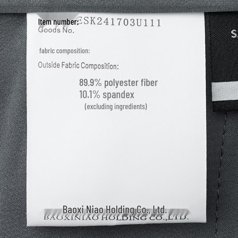 Baoxiniao Men's Diamond Texture Casual Straight-Leg Trousers