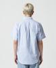 AVIREX DAILY BASIC OXFORD B.D S/S SHIRT men's 2XL 113 light blue 783-3923004
