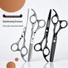 Stainless Steel Hair Cutting Scissors Set: Flat, Thinning, and Texturizing Shears for Home Hairdressing