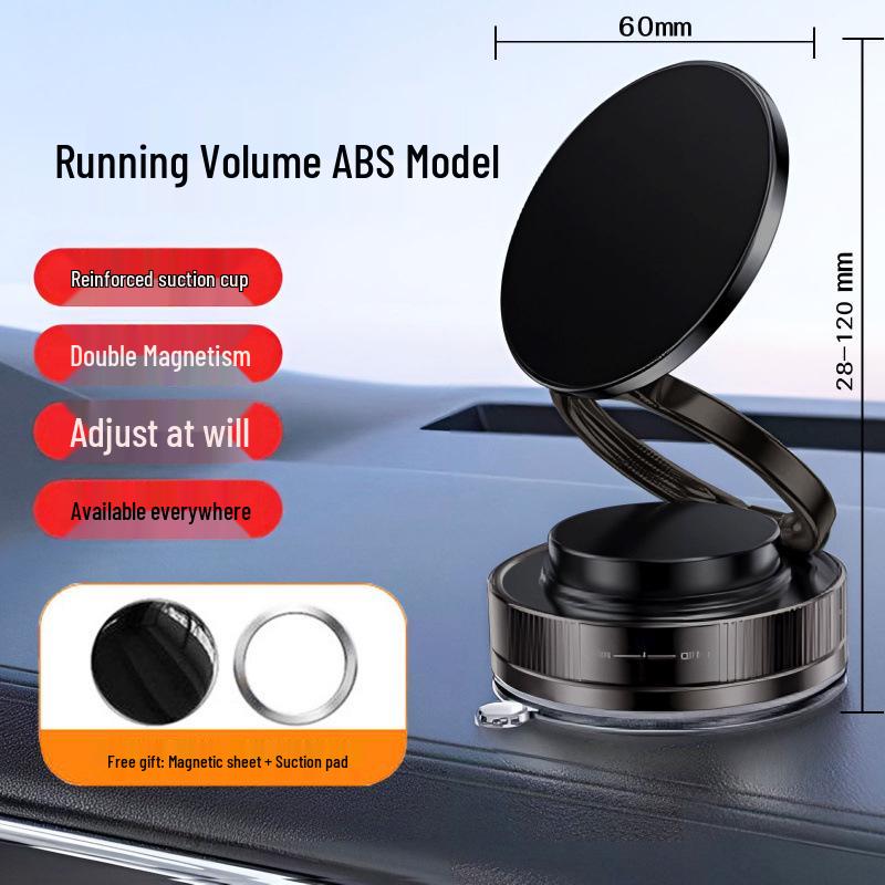 Magnetic 360° Rotating Car and Desktop Phone Holder with Vacuum Suction Cup