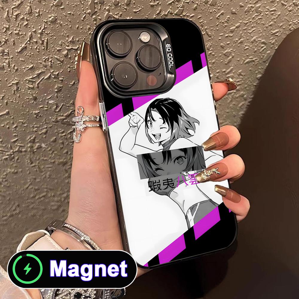 Mato Seihei Yakumo Ezo Translucent MagSafe Mobile Phone Case for iPhone 17 16 15 14 13 12 11 Air Pro Max Plus Colorful Cover