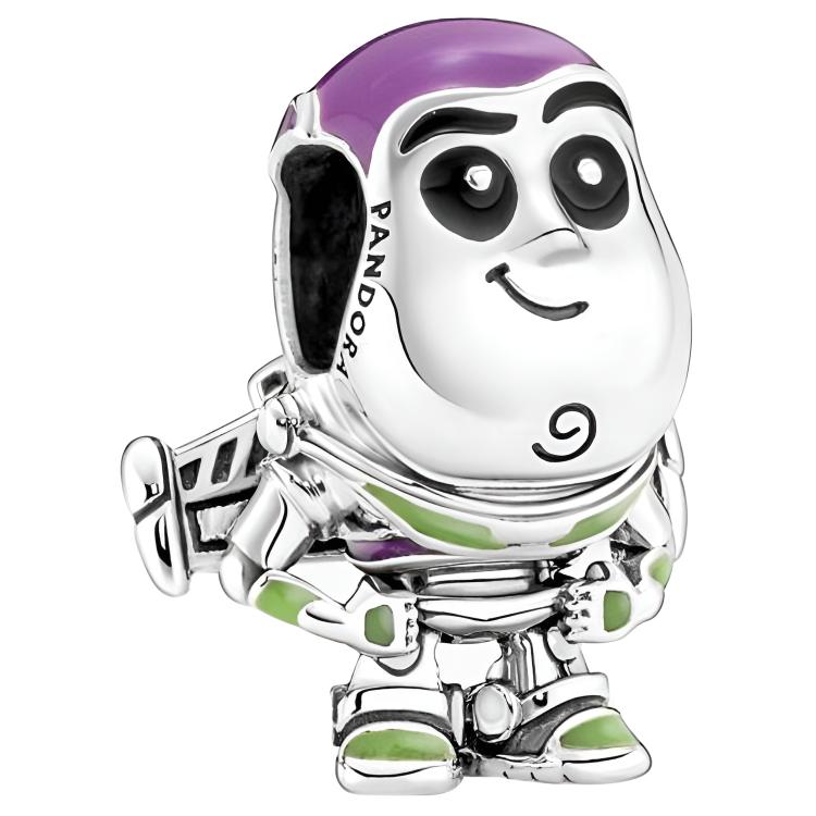 

Pandora Disney Pixar Buzz Lightyear 925 Silver Accessories Couple Style Unisex Accessories 792024C01 Box,F,Multicolor